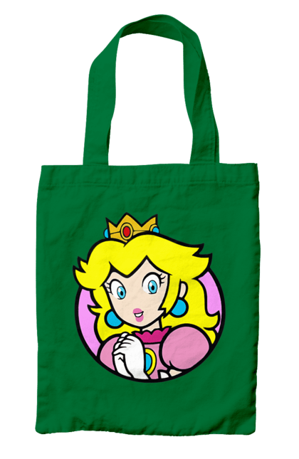 Bag with prints Mario Bros. Princess Peach. Character, game, mario, mario bros, nintendo, princess peach, super mario bros. 2070702