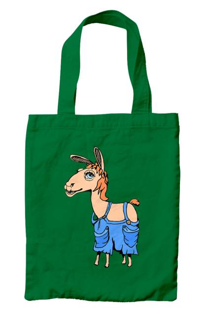 Сумка з принтом "Лама В Комбінезоні". Комбінезон, лама. 2070702