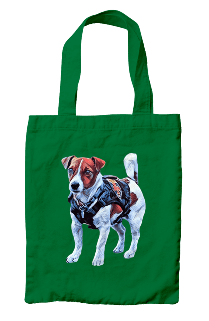 Сумка с принтом Пес Патрон. Патрон, пес, пес патрон, ссу, украина. 2070702