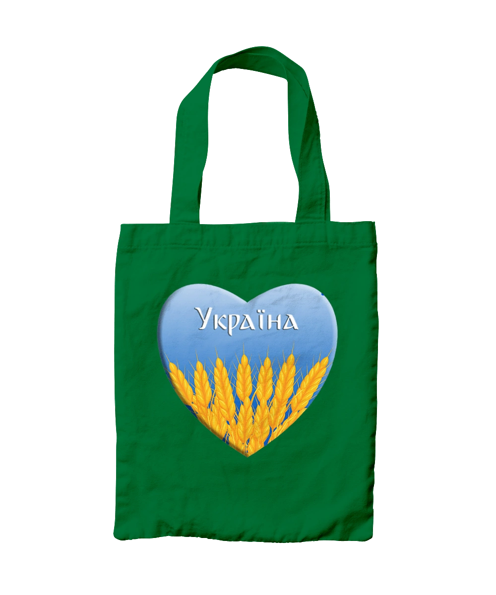 Серце з колосками Україна