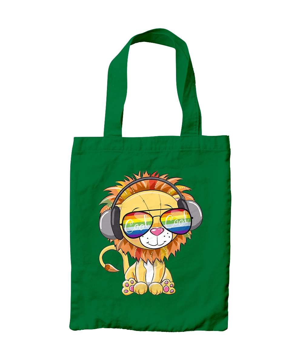 Lion In Glasses And Headphones