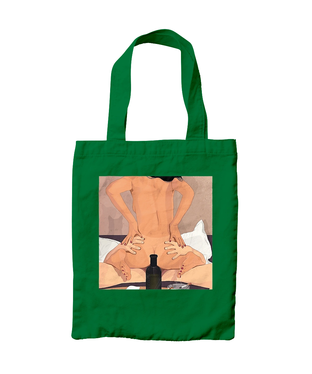 Naked Girl, Bottle And Cigarettes