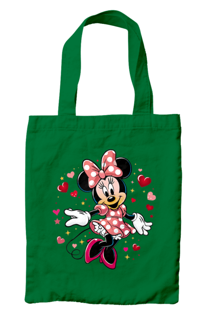 Сумка с принтом Минни Маус. Mickey mouse, minnie mouse, дисней, микки, микки маус, минни маус, мультфильм. 2070702