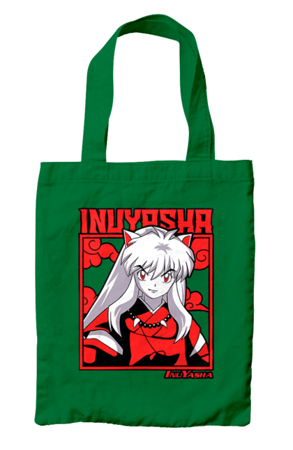 Сумка з принтом "Inuyasha". Anime, inuyasha, manga, rumiko takahashi, аніме, демон охоронець, манга, руміко такахасі. 2070702