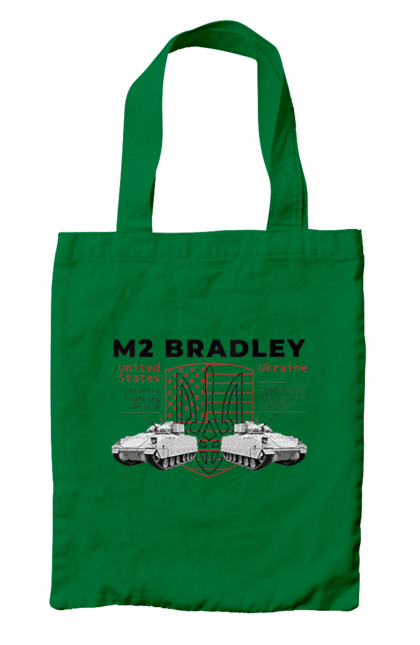 Сумка з принтом "M2 Bradley". F16, m2 bradley, nasams, zuzana, гаубиця, два герби, залужний, сюзанна. 2070702