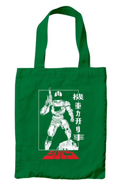 Bag with prints The Mobile Cop Jiban. Jiban, mobile cop, mobile cop jiban, superhero, tv series. 2070702