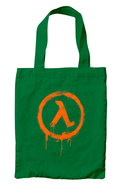 Сумка з принтом "Half Life, світлий". Half life, playstation, sega, sierra studios, геймер, гра, етап, комп`ютерна гра, мережева гра, місія. 2070702
