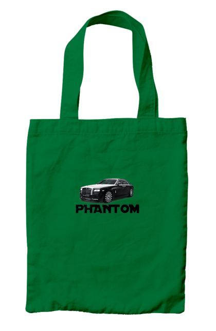 Сумка з принтом "Ролс ройс". Авто, автомобіль, люкс клас, ролс ройс, седан, фантом. 2070702