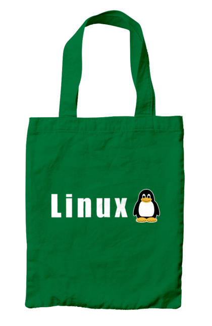 Сумка з принтом "Linux". Linux, адміністратор, айті, айтішник, безкоштовна, безкоштовно, білий, вільна, доступність, комерційна, незалежність, операційна система, ос, пінгвін, програміст, програмне забезпечення, свобода, сервер, сисадмін, система, системний адміністратор, софт, текст. 2070702