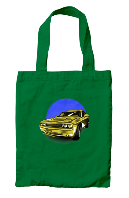 Сумка з принтом "Український спорткар". Авто, додж челенджер, маслкар, машина, потужне авто, спорткар, український спорткар, швидкість. 2070702