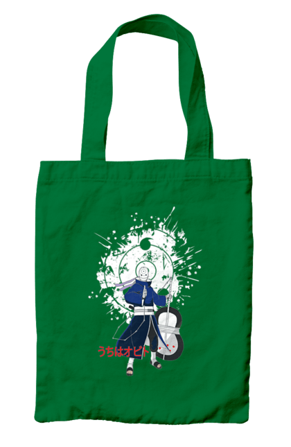 Bag with prints Naruto Obito Uchiha. Anime, character, manga, naruto, ninja, obito, obito uchiha, tv series, uchiha. 2070702