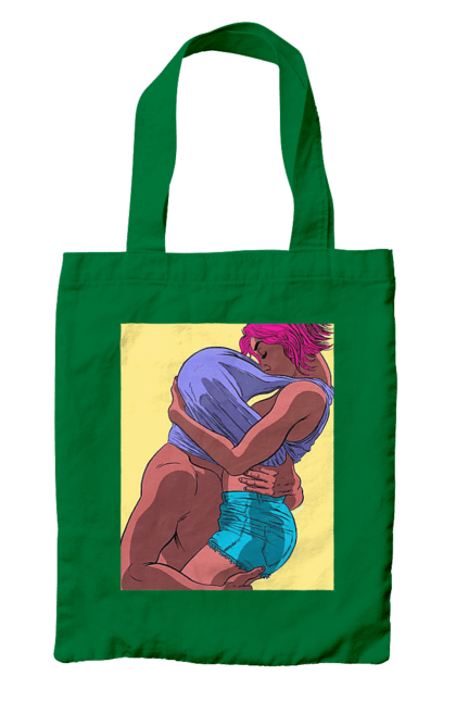 Сумка с принтом Мужчина Под Майкой У Девушки. 18, сиськи, страсть. 2070702