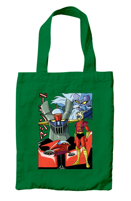 Bag with prints Mazinger Z Grendizer. Anime, goldorak, goldrake, grendizer, manga, mazinger z, mecha, robots. 2070702