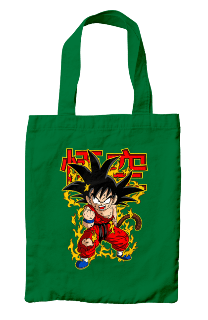 Сумка з принтом "Перли дракона Сон Гоку". Dragon ball, manga, son goku, аніме, гоку, манга, перли дракона, сон гоку. 2070702