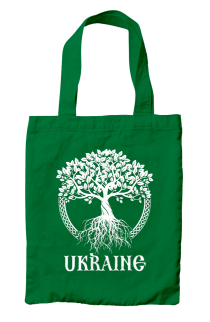 Сумка з принтом "Дерево Україна". Дерево, дерево з корінням, дерево україна, зсу, патріотична, україна, українська. 2070702