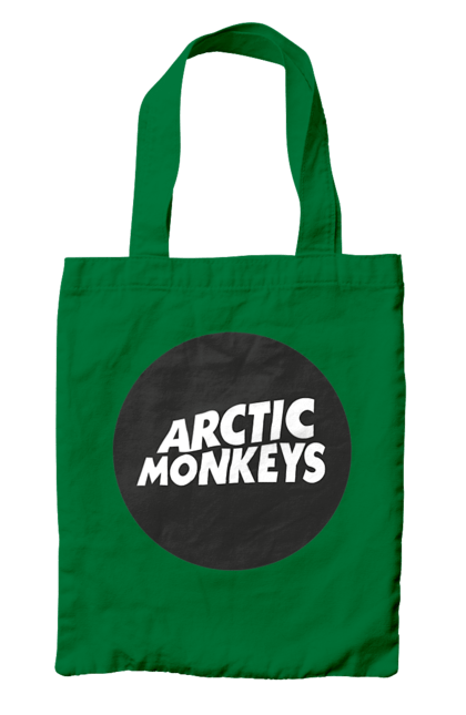 Bag with prints Arctic Monkeys. Arctic monkeys, garage rock, group, indie rock, music, post-punk revival, psychedelic rock, rock. 2070702