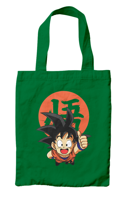 Сумка з принтом "Перли дракона Сон Гоку". Dragon ball, manga, son goku, аніме, гоку, манга, перли дракона, сон гоку. 2070702