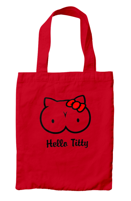 Bag with prints Hello kitty. Beauty, hello, hello kitty, kitty, matured. 2070702