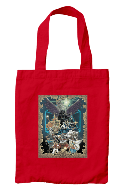 Сумка с принтом Легенда вокс машина. Vox machina, вокс, вокс машина, машина, мультсериал, приключения, сериал, фентези. 2070702