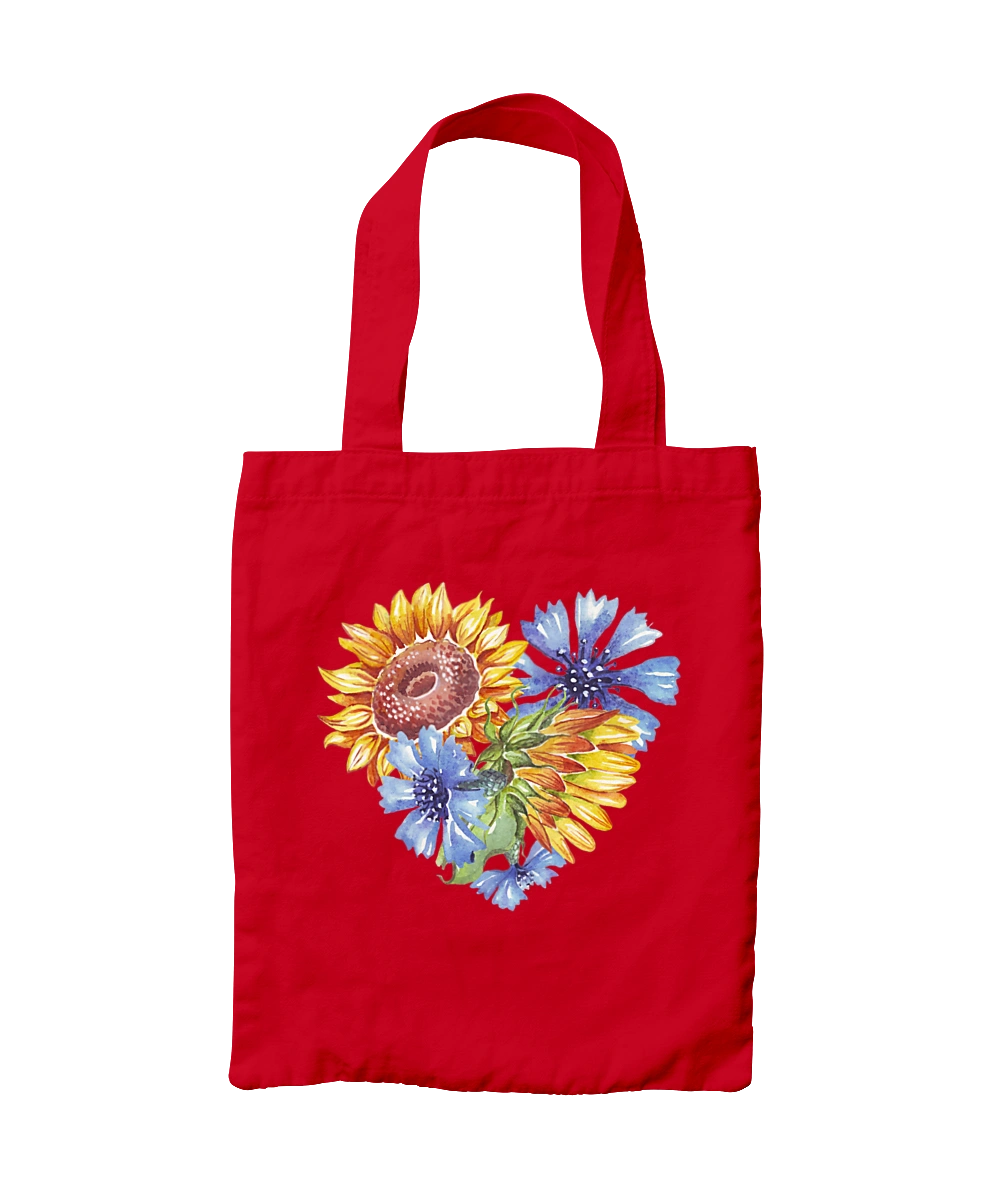 Сердце подсолнухов и фиалок