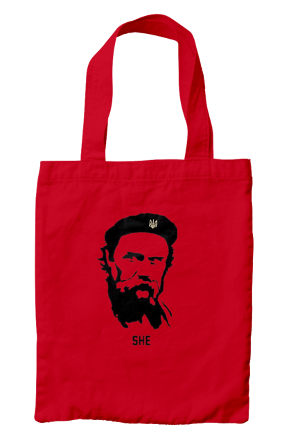 Сумка з принтом "Шевченко". Берет, кобзарь, тарас, украина, шевченко. 2070702