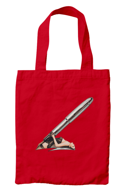 Сумка з принтом "Великий Патрон". Дівчина, куля, патрон. 2070702