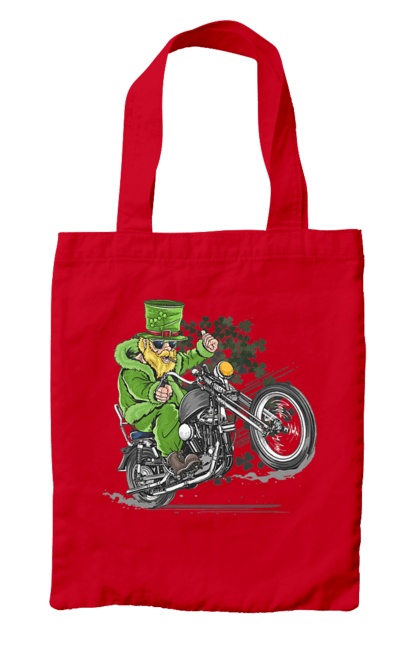 Bag with prints Patrick On A Motorcycle. Holiday, motorcycle, patrick. 2070702