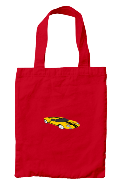 Bag with prints Auto. Auto, house, race, speed, sports car. 2070702