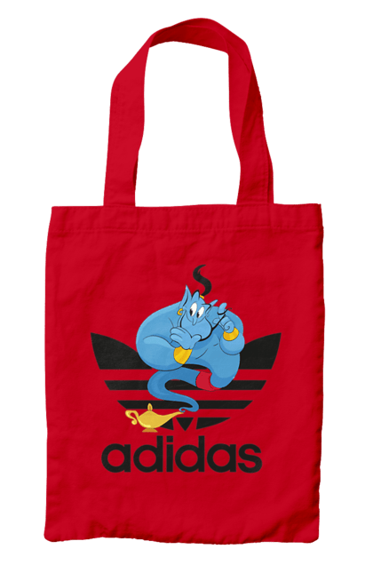 Сумка с принтом Adidas Джинни. Adidas, aladdin, genie, адидас, аладдин, джинни, мультфильм, персонаж. 2070702