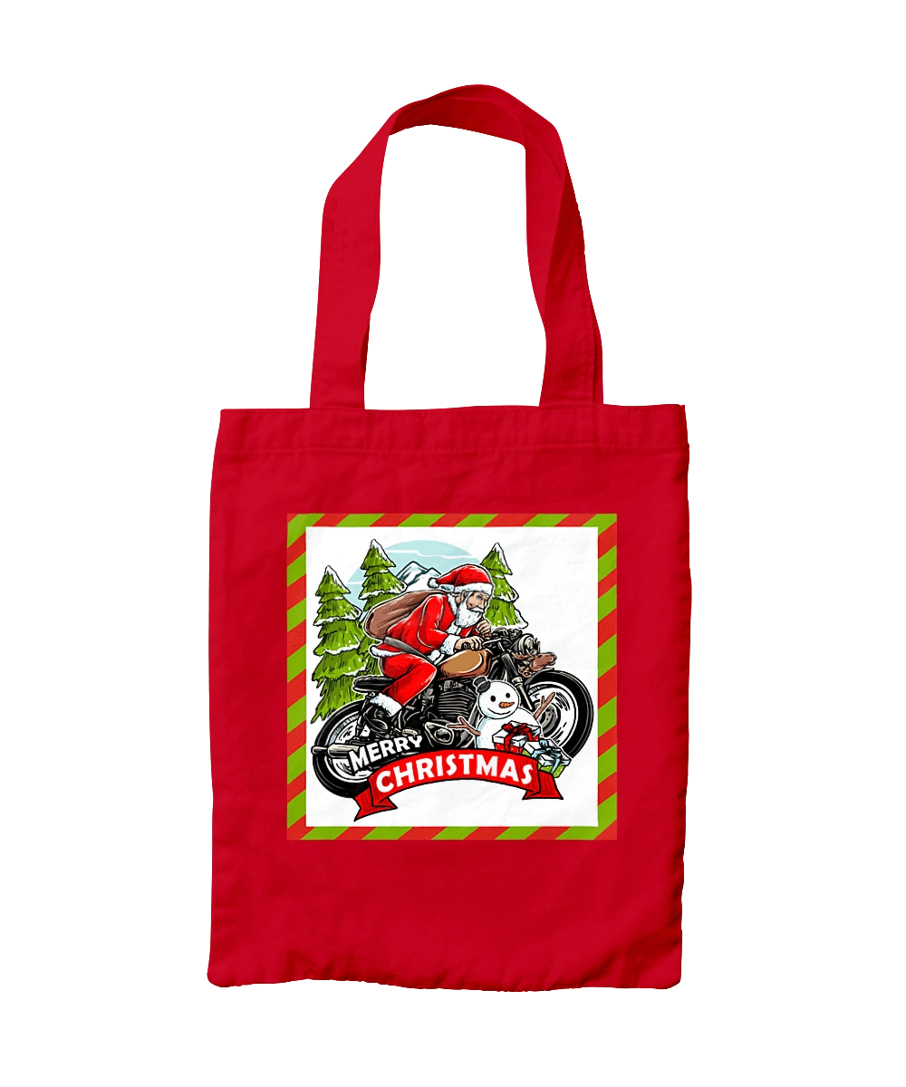 Santa on a motorcycle