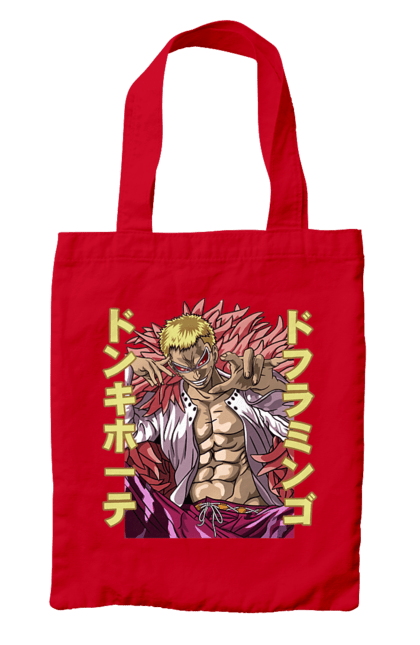 Сумка з принтом "Ван Піс Донкіхот Дофламінго". Donquixote doflamingo, heavenly yaksha, one piece, аніме, ван пис, ван піс, манга, небесний якша. 2070702