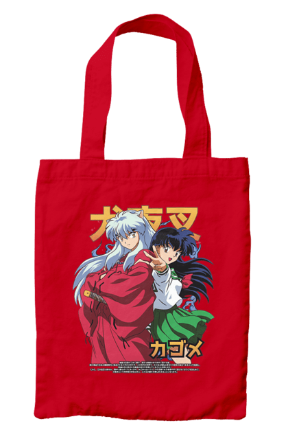 Сумка з принтом "Inuyasha". Anime, inuyasha, manga, rumiko takahashi, аніме, демон охоронець, манга, руміко такахасі. 2070702