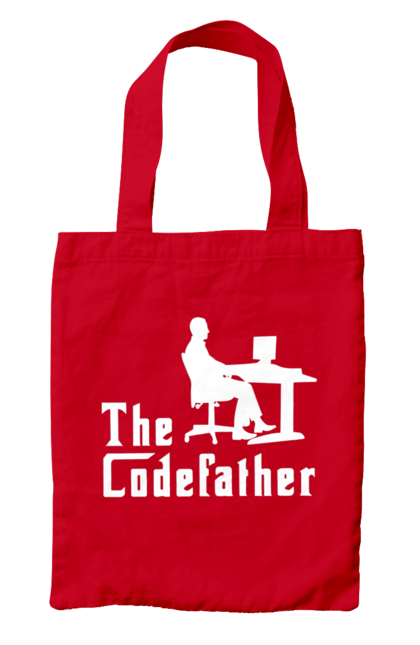 Сумка з принтом "Батько коду". Айті, айтішник, батько коду, для айтішника, для програміста, подарунок айтішнику, подарунок програмісту, програміст, розробник. 2070702