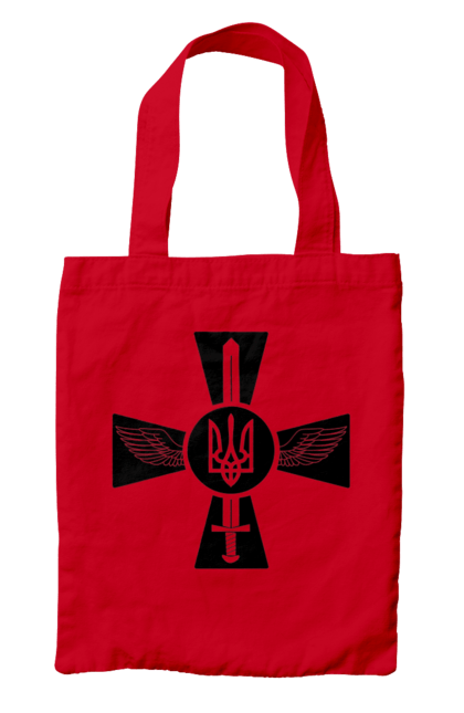 Сумка з принтом "Україна герб". Герб, крила, меч, україна. 2070702