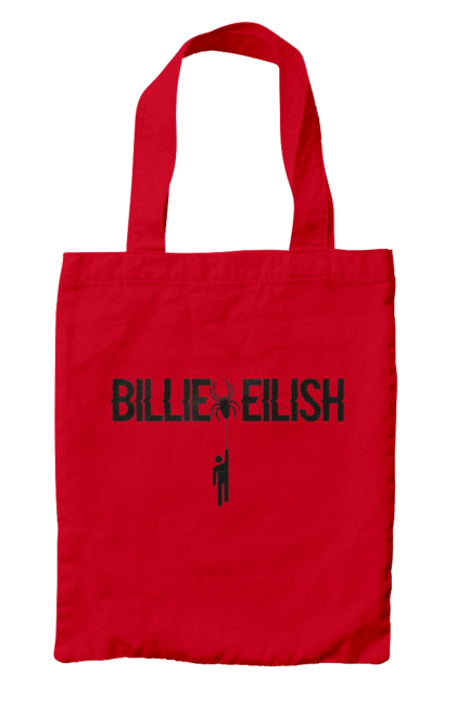 Сумка з принтом "Біллі Айліш". Біллі айліш, логотип біллі айліш, принт біллі айліш, співачка біллі айліш. 2070702