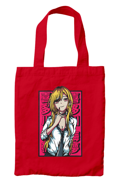 Bag with prints My Dress Up Darling. Anime, gyaru, manga, marin kitagawa, marine, my dress-up darling, porcelain doll. 2070702