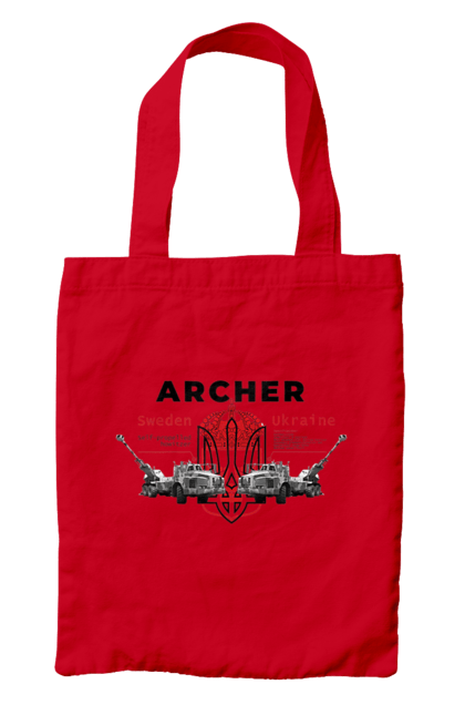 Сумка з принтом "Archer". Archer, bayraktar, caesar, himars, javelin, nlaw, patriot, weapon, zaluzhny. 2070702