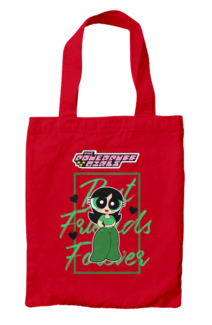 Bag with prints Powerpuff Girls Buttercup. Animated series, buttercup, cartoon network, cool girls, powerpuff girls. 2070702