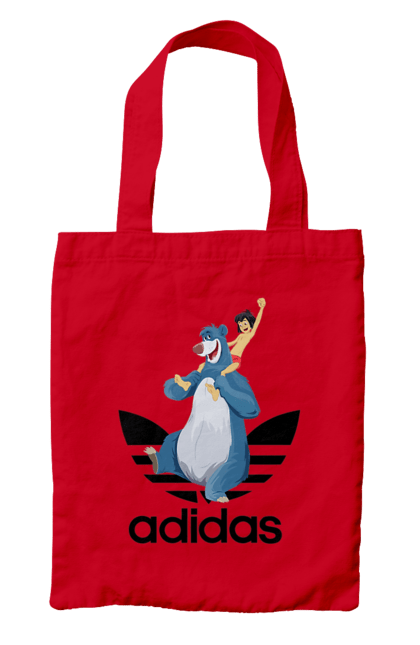 Bag with prints Adidas Mowgli. Adidas, book, cartoon, jungle book, mowgli. 2070702