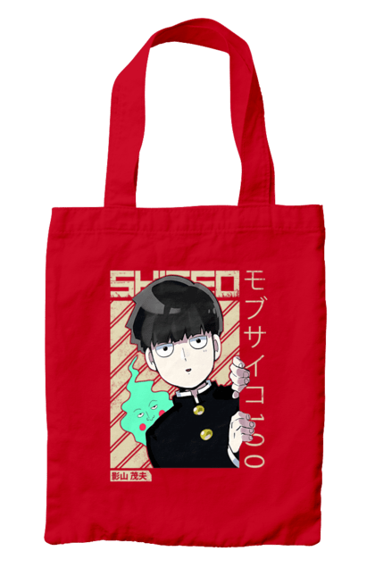 Сумка з принтом "Mob Psycho 100". Anime, manga, mob psycho 100, shigeo kageyama, аніме, манга, моб, моб-вар ят 100, сігео кагеяма, шіґео каґеяма. 2070702