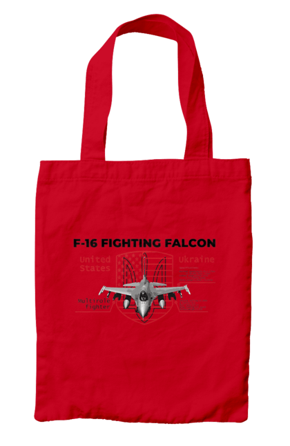 Bag with prints F 16. F16, howitzer, industrious, nasams, suzanne, zuzana. 2070702