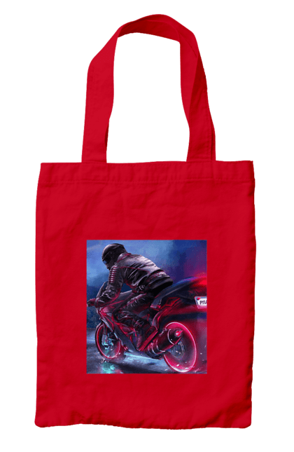 Сумка з принтом "Мотоцикл". Motolove, мотолов, мотоцикл, опві, україна. 2070702