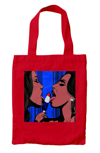 Сумка з принтом "Дівчата Лижуть Морозиво". Лізатт, смоктати. 2070702