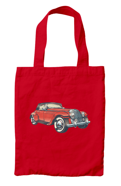 Сумка з принтом "Автомобіль Раритет". Авто, автомобіль, ретро. 2070702