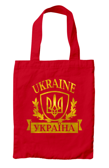 Сумка з принтом "Герб України". Герб, герб україни, доброго вечора, з гербом україни, з тризубом, зсу, патріотична, прапор. 2070702