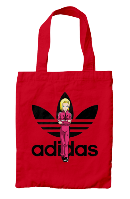 Сумка з принтом "Adidas Андроїд 18". Adidas, android 18, dragon ball, адідас, андроїд 18, аніме, вбивця, кіборг, манга, перли дракона. 2070702