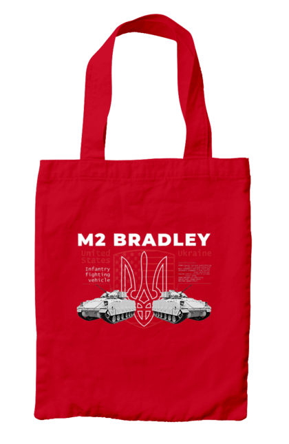 Сумка з принтом "M2 Bradley". F16, m2 bradley, nasams, zuzana, гаубиця, два герби, залужний, сюзанна. 2070702