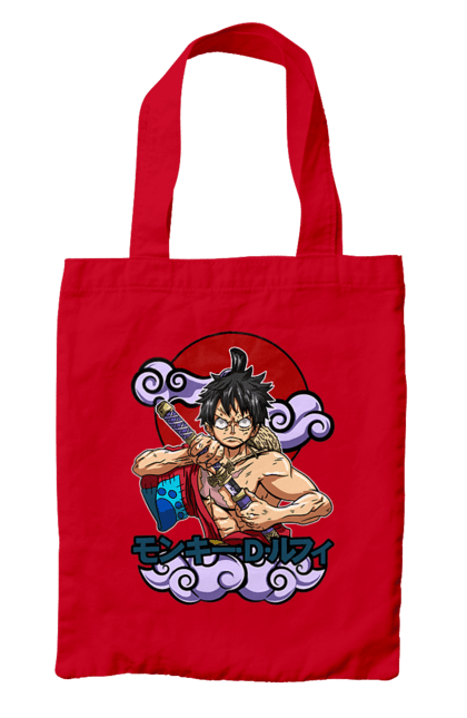 Bag with prints One Piece Luffy. Anime, luffy, manga, monkey de luffy, one piece, pirates. 2070702