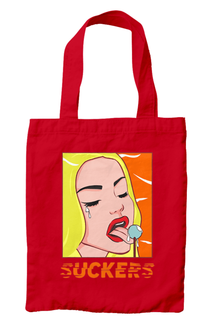 Сумка з принтом "Чупа чупс". Гумор, мем, прикольна, сакерс, смішна, чупа чупс. 2070702