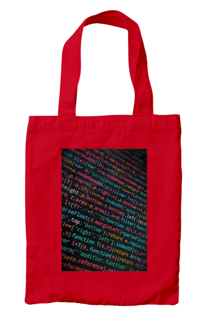 Сумка з принтом "Код". Angular, c, css, html, it, javascript, jquery, php, python, react, svelt, vue, айтишник, айті, гумор, код, кодувати, прогер, програміст, програмісти, ти ж, ти ж програміст, тиж програміст. 2070702